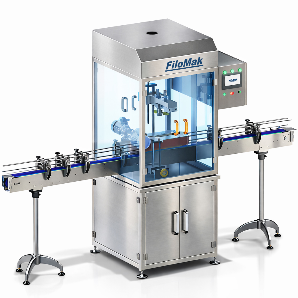 YARI OTOMATİK KAPAK KAPATMA MAKİNESİ